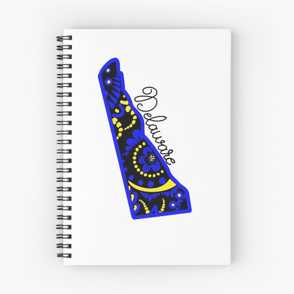 Item preview, Delaware mandala (blue & yellow) designed and sold by Pytelcreations.