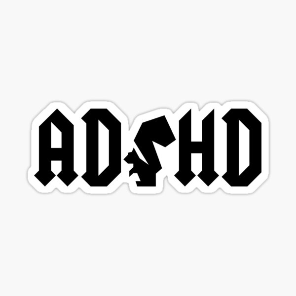 Item preview, ADHD Retro Rock - Black Squirrel  designed and sold by arturekdesign.