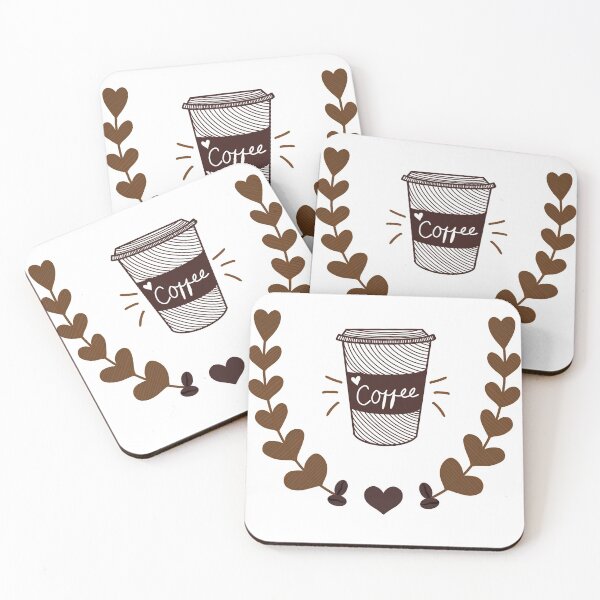 Item preview, Heart Coffee Beans  designed and sold by PixelCookieDsgn.