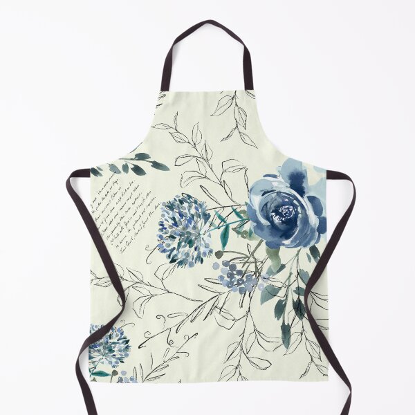 Item preview, Vintage Blue Roses Romantic Victorian Pattern I designed and sold by © Maya Lavda || wocado.