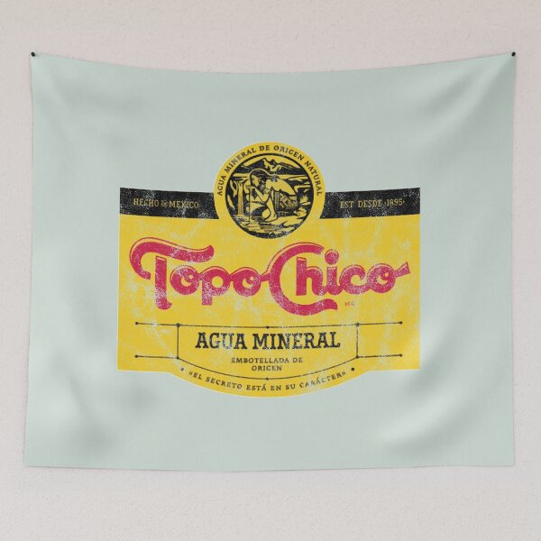 Item preview, Topo Chico agua mineral worn and washed logo (sparkling mineral water) designed and sold by Vela Barrera.