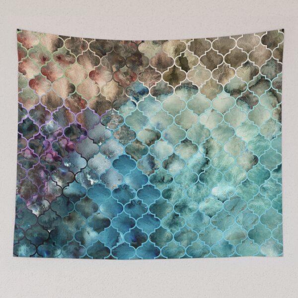 Item preview, Textured Moroccan Pattern designed and sold by Looly Elzayat.