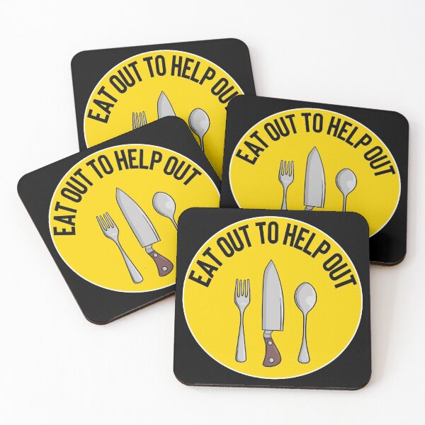 Item preview, Eat Out to Help Out Fork Knife Spoon designed and sold by Gsallicat.