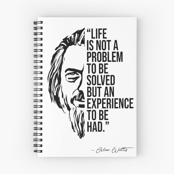 Item preview, Alan Watts quote, quotes designed and sold by madkitten.