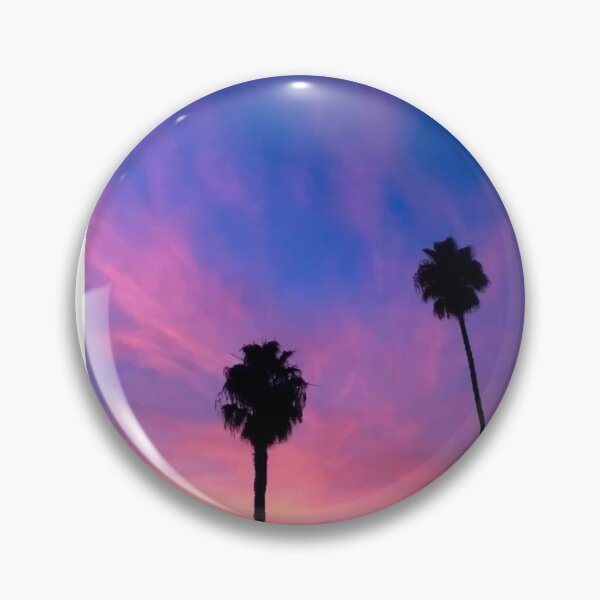 Item preview, Palm Tree Cotton Candy Sky Los Angeles designed and sold by sabsdesigns.