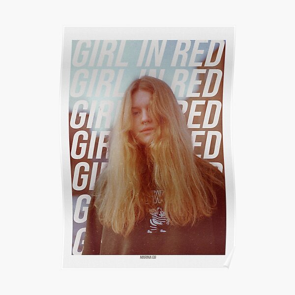 Girl in red Poster