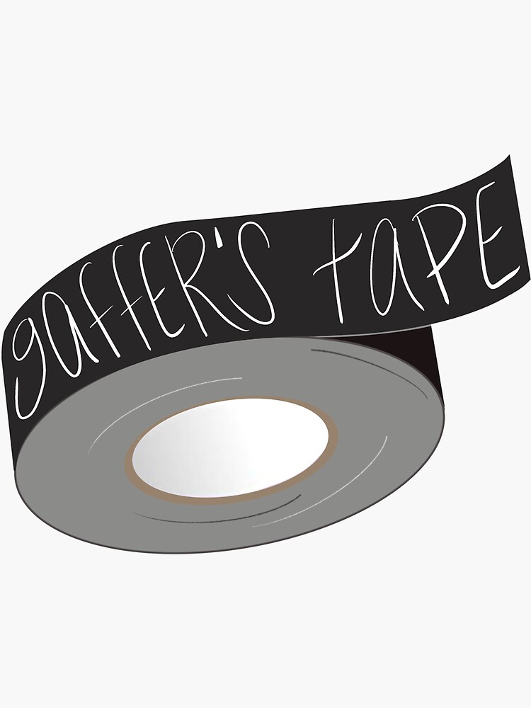 "Gaffer's Tape Technical Theatre" Sticker for Sale by BroadwayDesignz