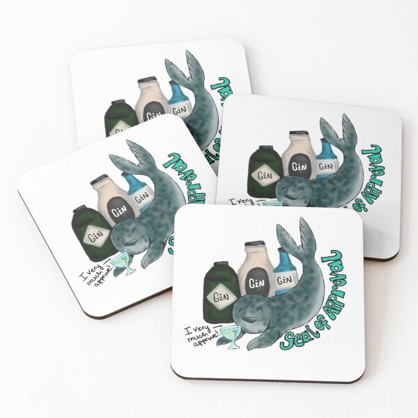 Item preview, Gin- It Gets the Seal of Approval  designed and sold by Liagon.