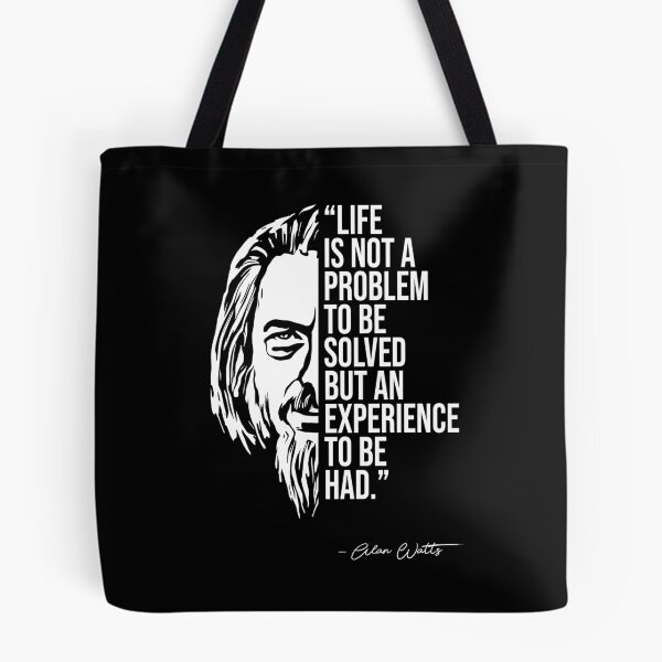 Item preview, Alan Watts quote, quotes designed and sold by madkitten.
