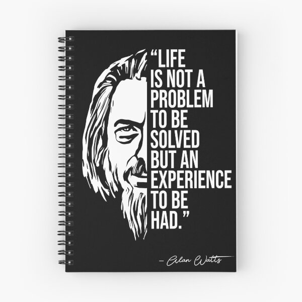 Item preview, Alan Watts quote, quotes designed and sold by madkitten.