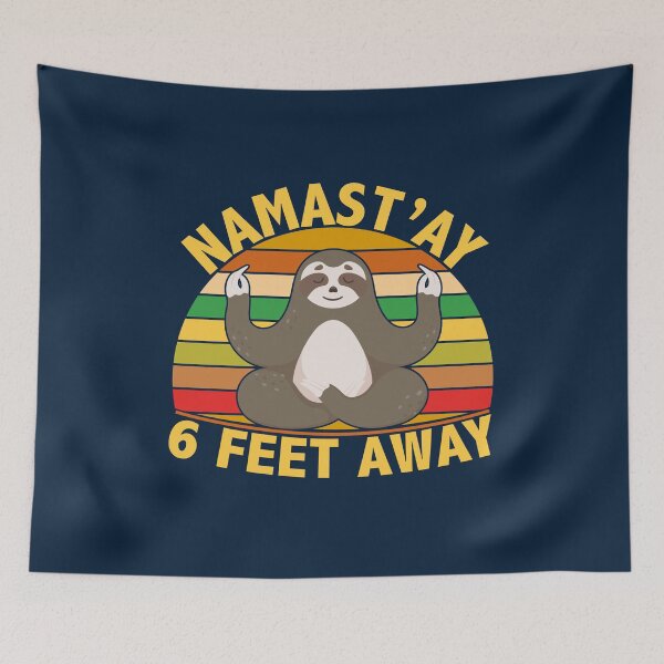 Item preview, Yoga Social Distancing Design designed and sold by ChilliFlex.