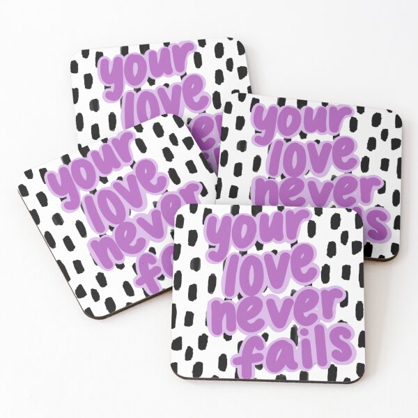 Item preview, Love Never Fails Purple Dalmatian designed and sold by faithprints.
