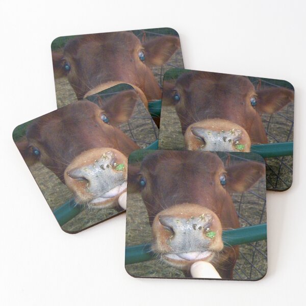 Item preview, brown cow face,  designed and sold by Stephanie  Skeem.