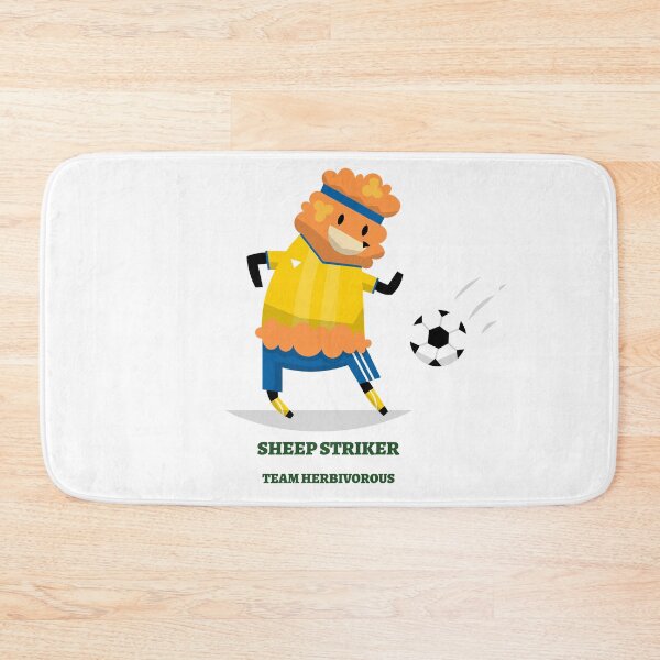 Item preview, Sheep Striker Playing Football/Soccer designed and sold by Teeshirters1.
