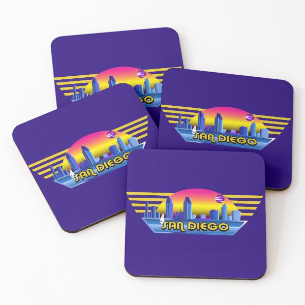 Item preview, San Diego Landscape Eighties Style designed and sold by xantilly.