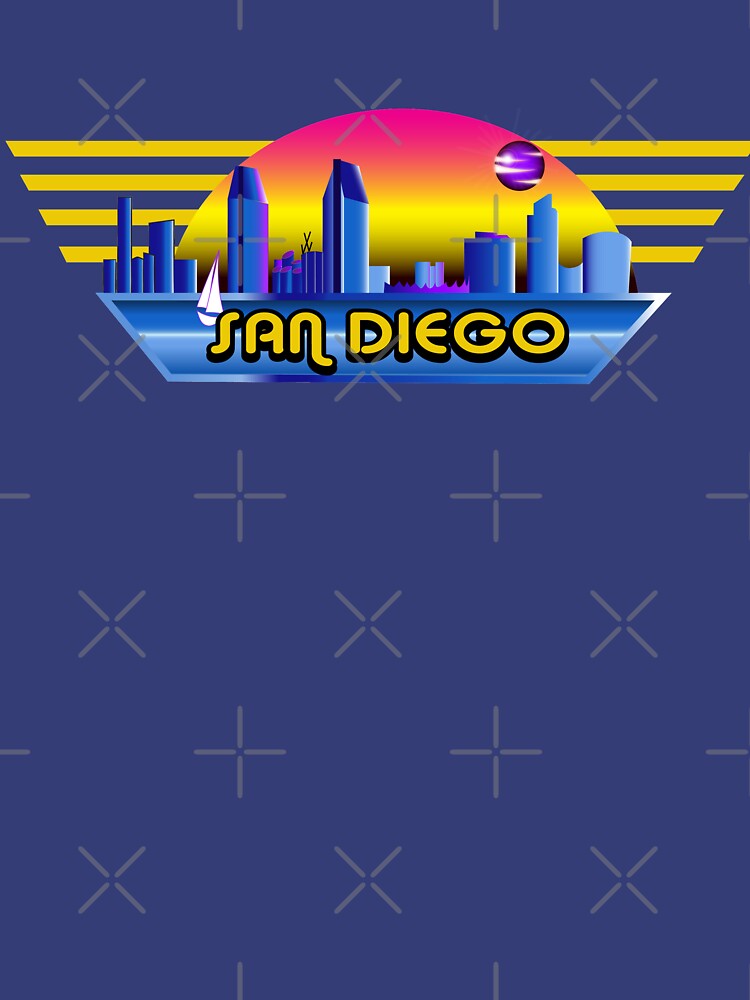 San Diego Landscape Eighties Style by xantilly