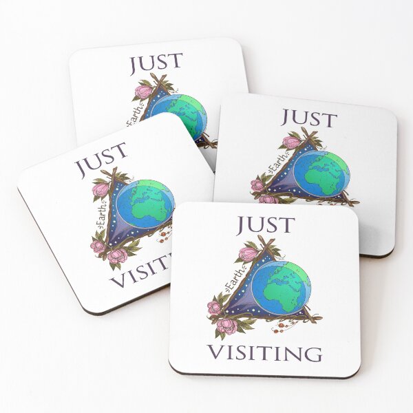 Item preview, Just Visiting Earth designed and sold by thechipwitch.
