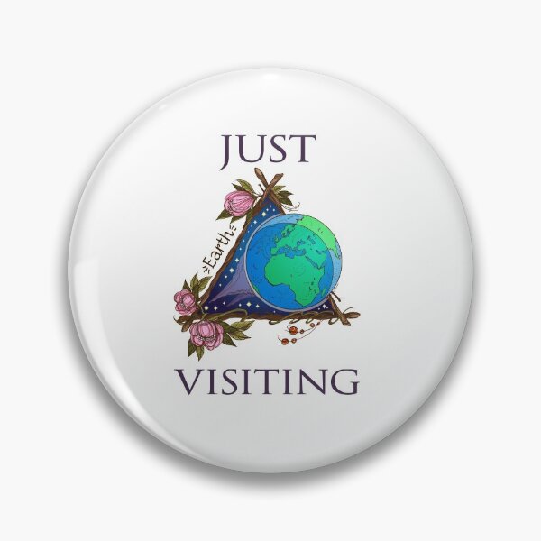 Item preview, Just Visiting Earth designed and sold by thechipwitch.