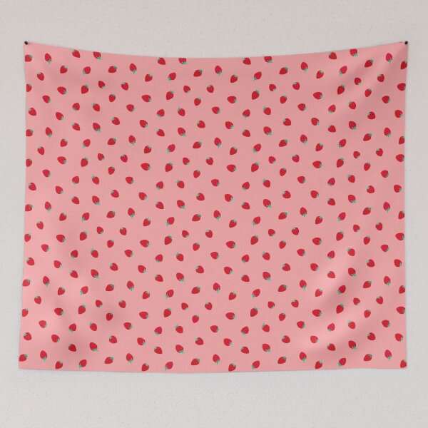 Item preview, Tossed Strawberries in pink designed and sold by franzandsabina.