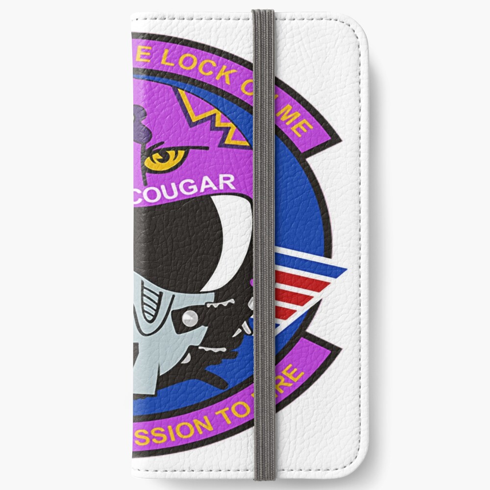 Top Gun Cougar iPhone Wallet by AircraftsLovers