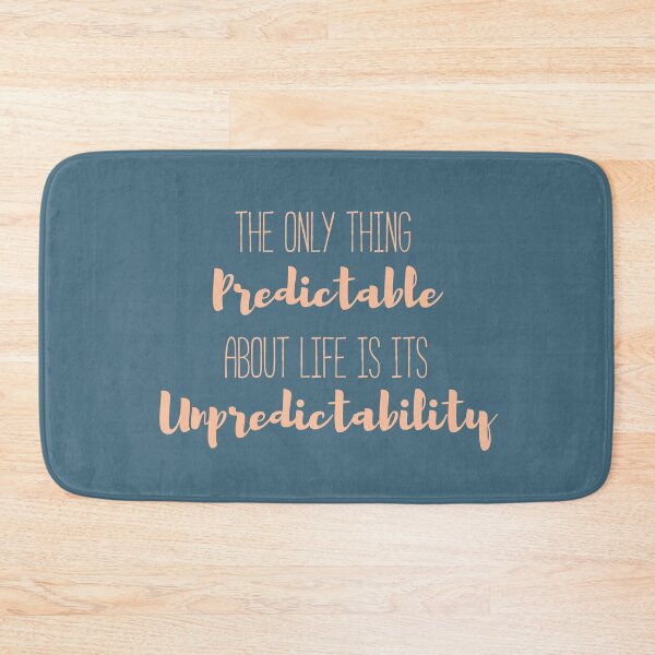Item preview, Remy Rat Quote Life Is Unpredictable designed and sold by Sunny Collections.