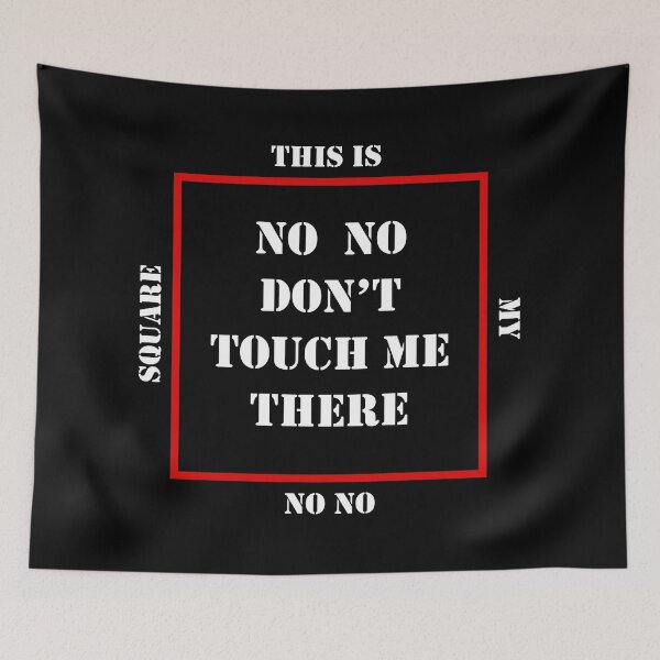 Item preview, No No Square Black designed and sold by DigitalPie.