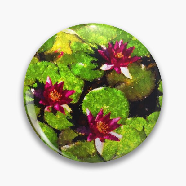 Item preview, Pretty in Fuchsia – Waterlily Pad Impression designed and sold by Georgia Mizuleva.