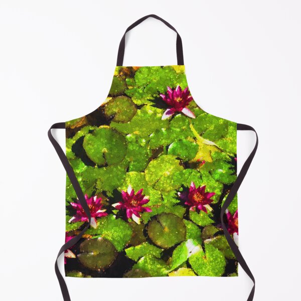 Item preview, Pretty in Fuchsia – Waterlily Pad Impression designed and sold by Georgia Mizuleva.