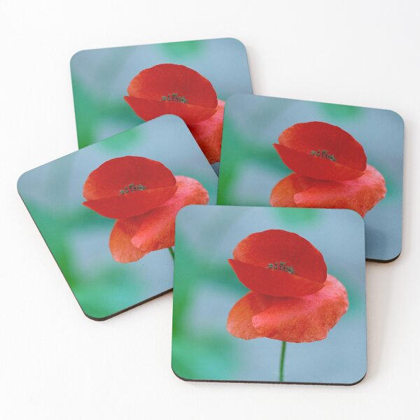Item preview, Beautiful Red Poppy Growing In My Garden designed and sold by BRENDA DOHERTY.