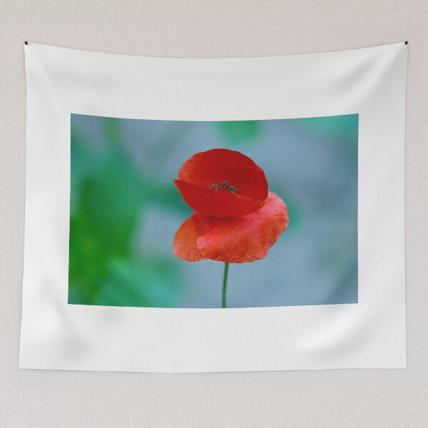 Item preview, Beautiful Red Poppy Growing In My Garden designed and sold by BRENDA DOHERTY.