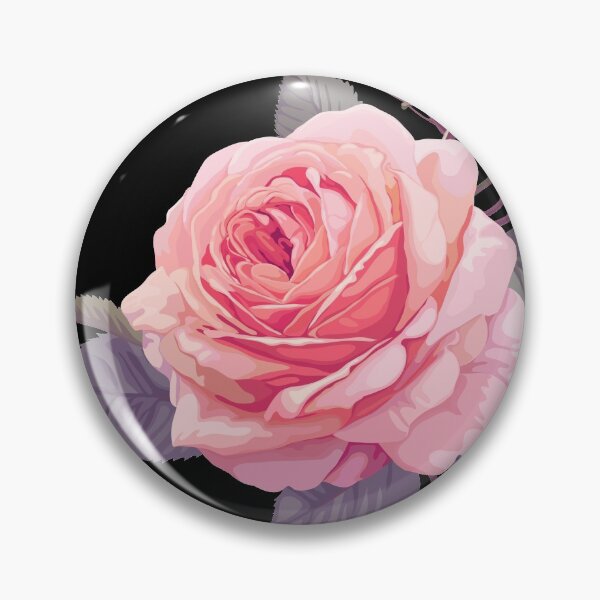 Item preview, Romantic English Rose on Black designed and sold by PinkRainbow.