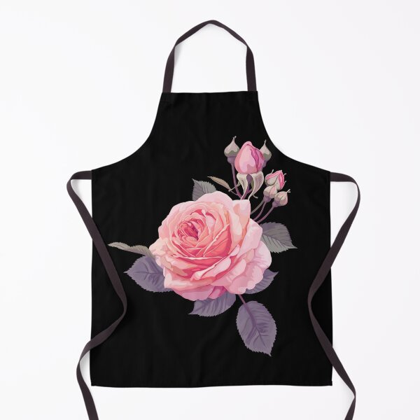 Item preview, Romantic English Rose on Black designed and sold by PinkRainbow.