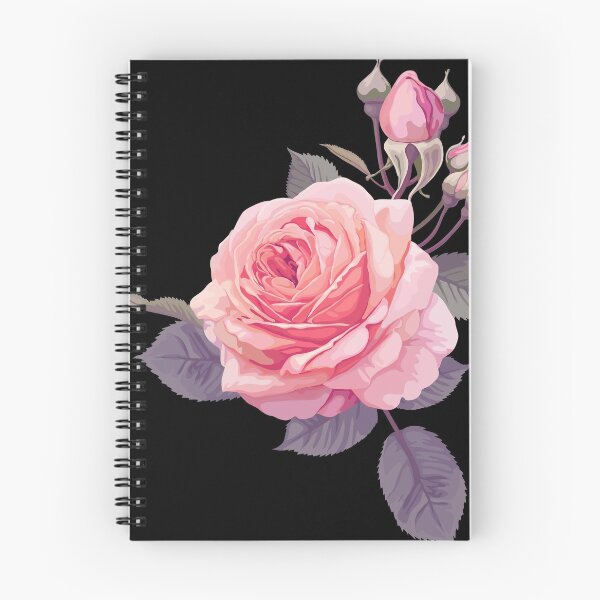 Item preview, Romantic English Rose on Black designed and sold by PinkRainbow.