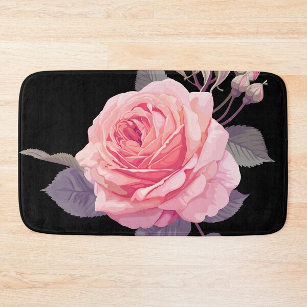 Item preview, Romantic English Rose on Black designed and sold by PinkRainbow.