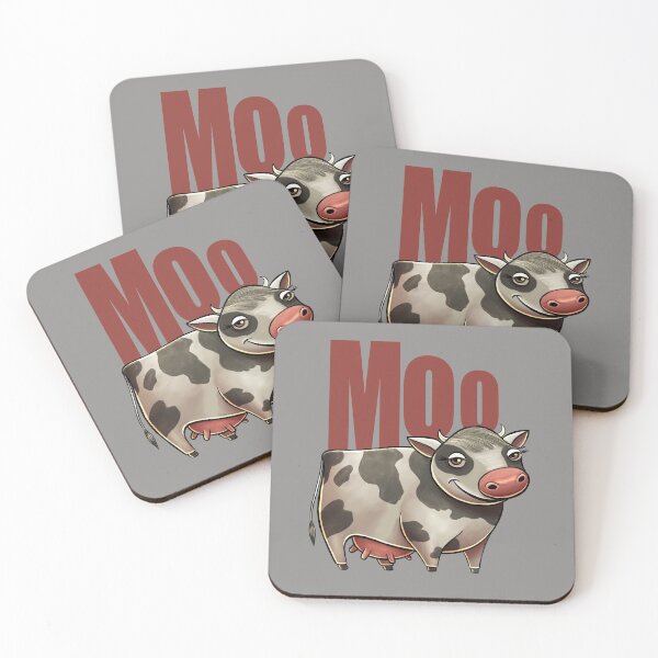 Item preview, Moo Cow Cute Illustration  designed and sold by basselelkadi.