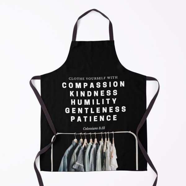 Item preview, Compassion, Kindness, Humility, Gentleness, & Patience (Colossians 3:12) Christian Bible designed and sold by Taulukos Designs.