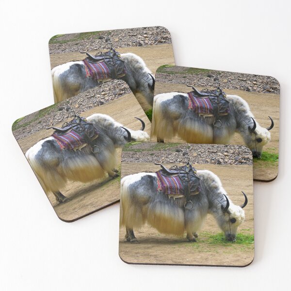 Item preview, Himalayan Saddled Yak Grazing, Himalaya Mountains designed and sold by worldways.