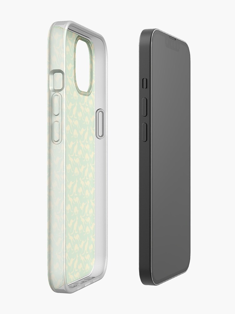 Alternate view of Australian colours Kangaroos - gold and green iPhone Case