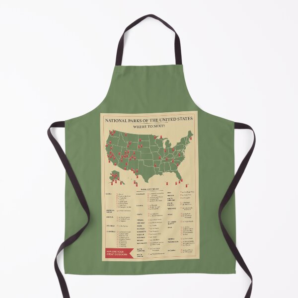 Item preview, US National Parks Checklist Poster  designed and sold by Erinwithaz.