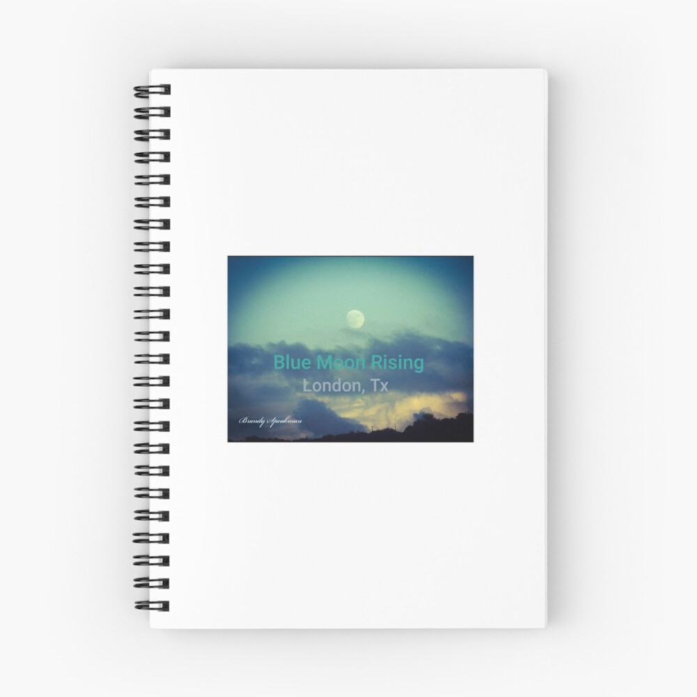 Item preview, Spiral Notebook designed and sold by bluemoondavid.