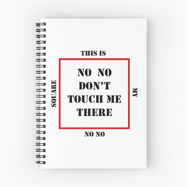 Item preview, No No Square, No No Don't Touch Me There designed and sold by DigitalPie.