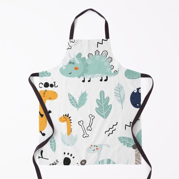 Item preview, White Fun Dinosaur Pattern designed and sold by Marstore.
