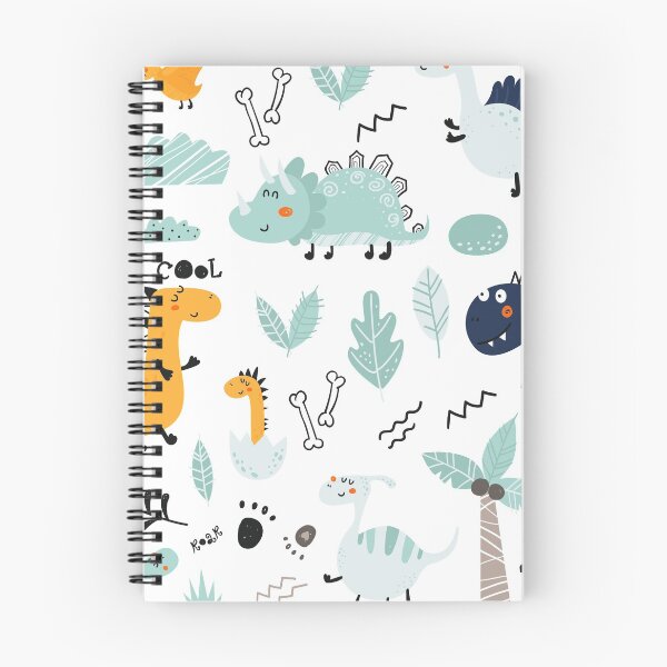 Item preview, White Fun Dinosaur Pattern designed and sold by Marstore.