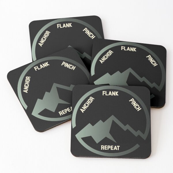 Item preview, Anchor, Flank, Pinch- wildland firefighter designed and sold by Firefamily.