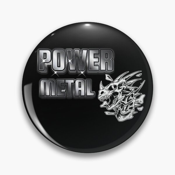 Item preview, POWER METAL SILVER DRAGON designed and sold by sherwinc.
