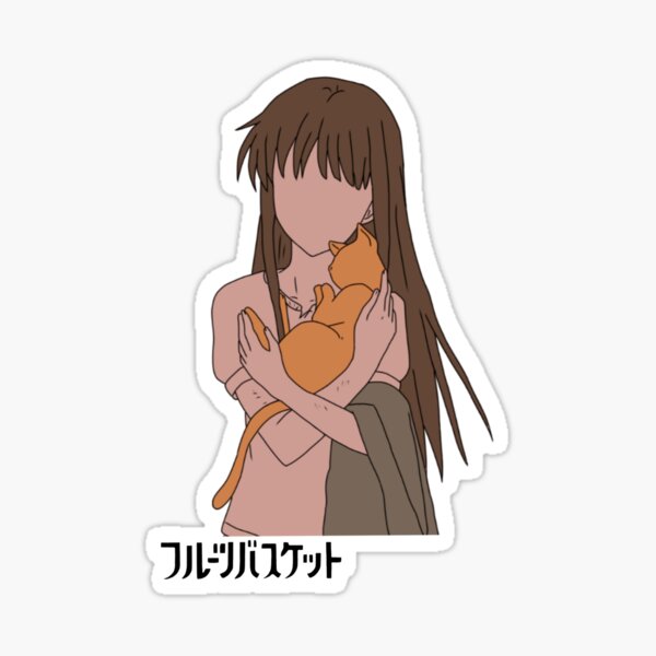 Kyo And Tohru Outline Sticker For Sale By Animanga121 Redbubble 2664