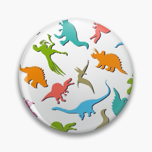 Item preview, White Cool Dinosaur Pattern designed and sold by Marstore.