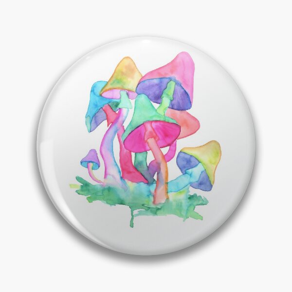Aperçu de l'œuvre Champignons à l'aquarelle #3 créée et vendue par RoxyTocin.