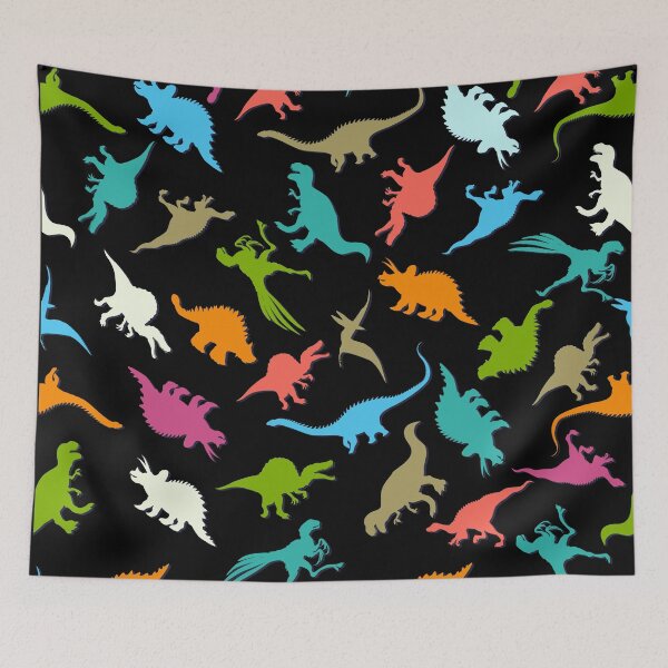 Item preview, Black Cool Dinosaur Pattern designed and sold by Marstore.