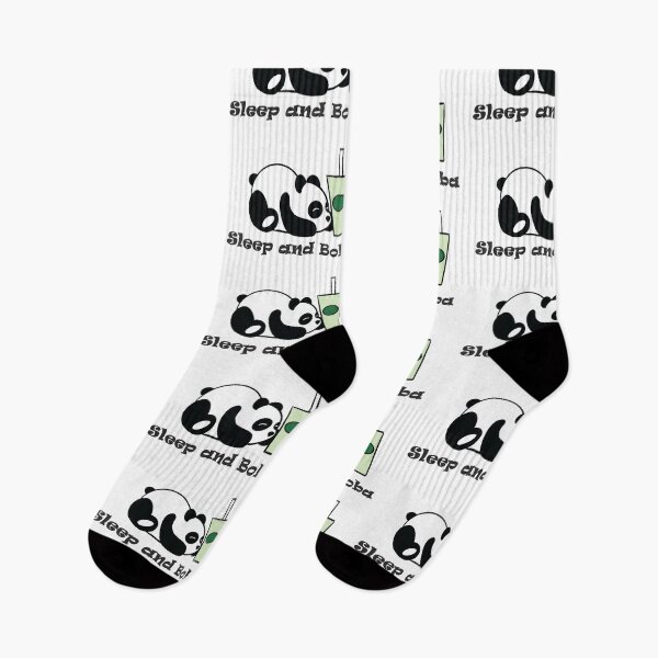 Item preview, Sleeping Panda with a boba drink designed and sold by Onestopcuteness.